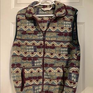 Vintage Columbia fleece vest